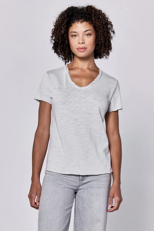 Dear John Vanya Short Sleeve Slub Tee Dawn Blue