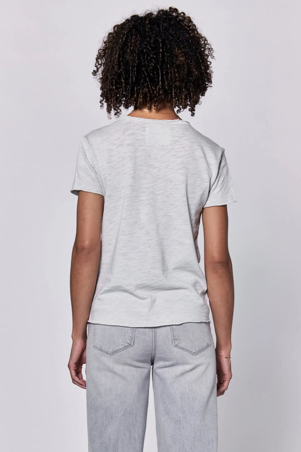 Dear John Vanya Short Sleeve Slub Tee Dawn Blue