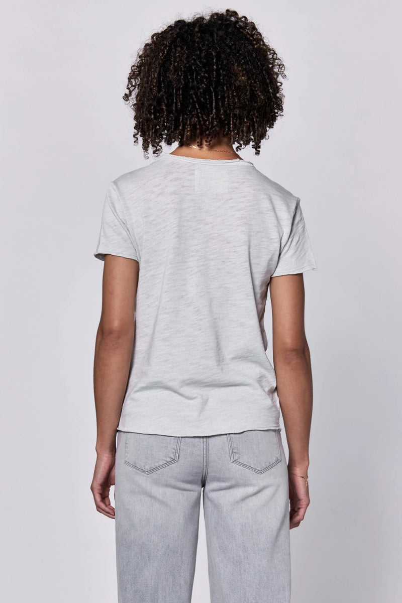 Dear John Vanya Short Sleeve Slub Tee Dawn Blue