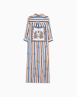 Vilagallo Striped Pineapple Shirt Dress Multi 33648