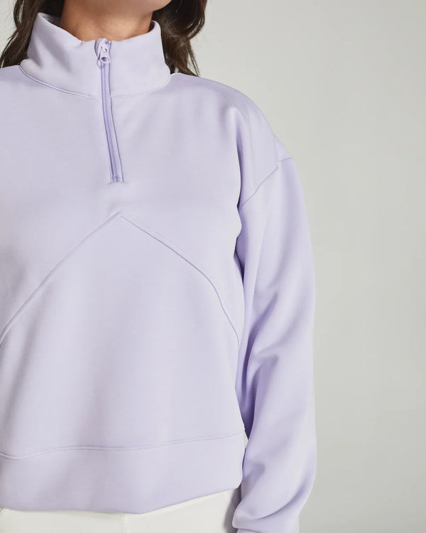 7Diamonds REV™ Crop Quarter-Zip Violet