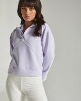 7Diamonds REV™ Crop Quarter-Zip Violet