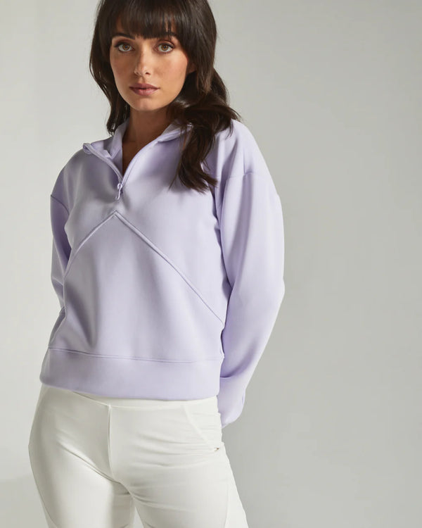7Diamonds REV™ Crop Quarter-Zip Violet
