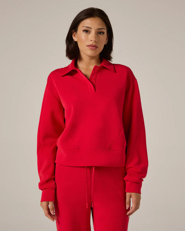 7Diamonds REV™ Polo Pullover Ruby Red