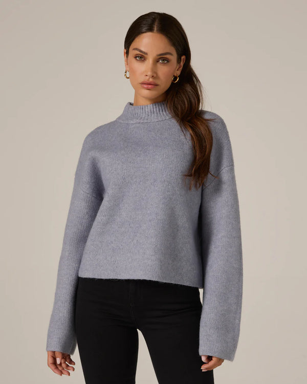 7Diamonds Wren Knitted Sweater Dusk Blue