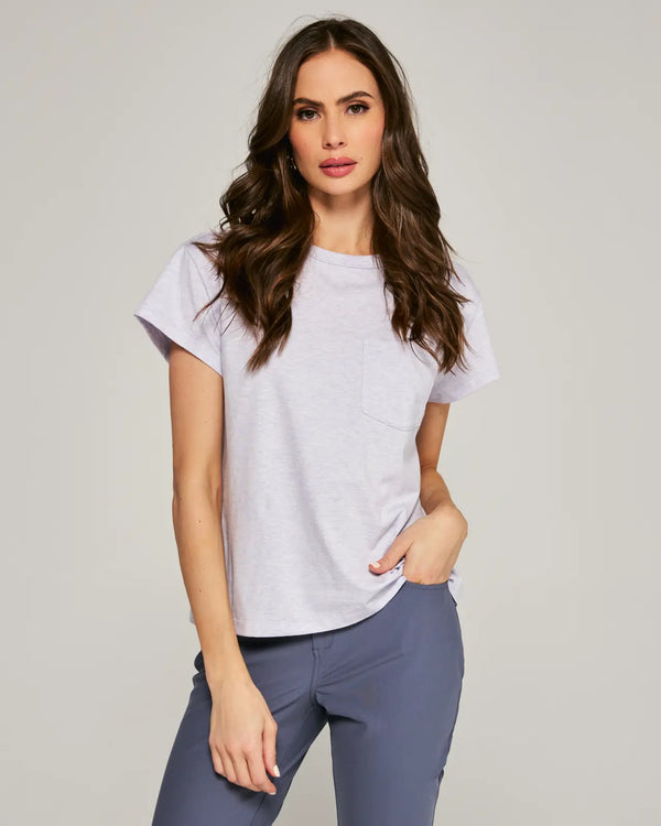 7Diamonds Relaxed Pocket Tee Heather Violet