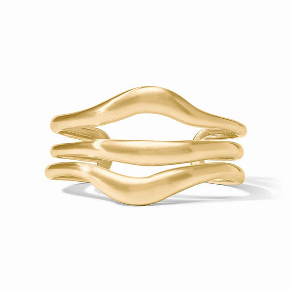 Julie Vos Wave Cuff Gold