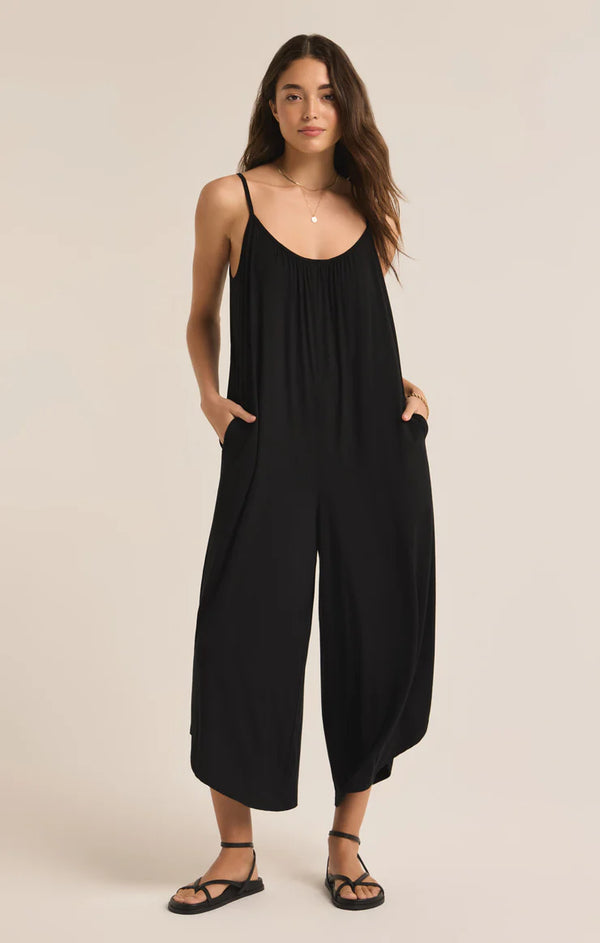 Z Supply The Flared Jumpsuit Black