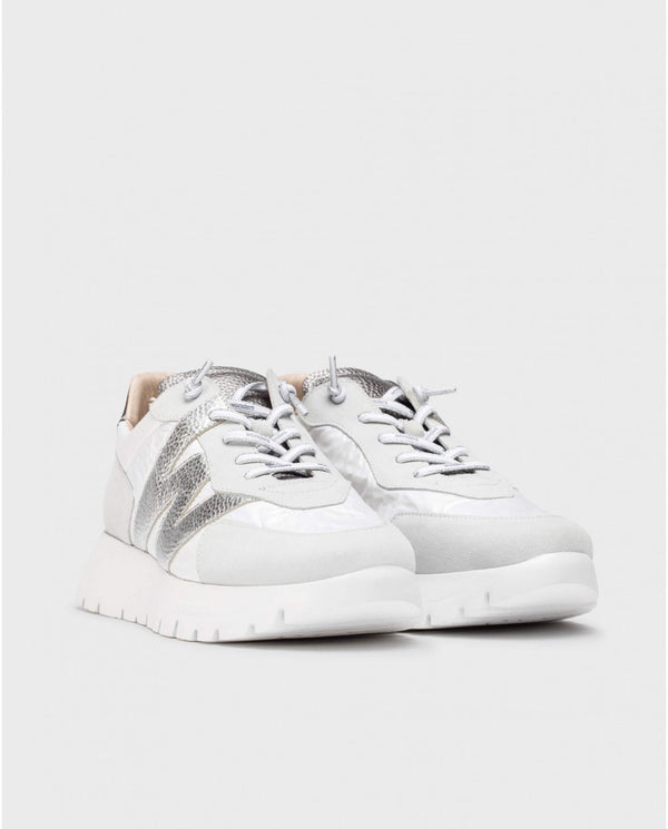 Wonders Oslo Sneaker Blanco/Plata