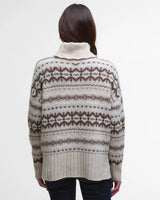Barbour Helen Fair isle Roll-Neck Jumper Birch Multi