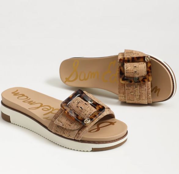 Sam Edelman Ariane Slide Sandal Natural Cork