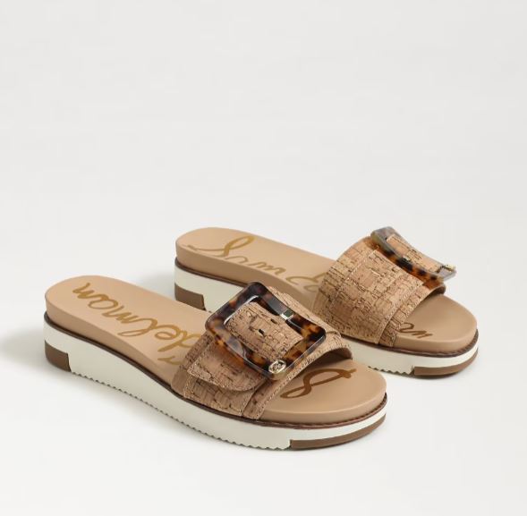 Sam Edelman Ariane Slide Sandal Natural Cork