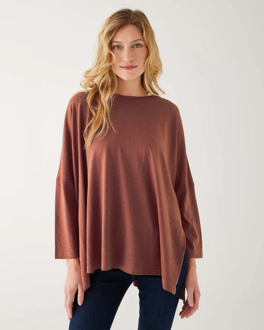 Mersea Catalina Slub Tee Autumn Leaf