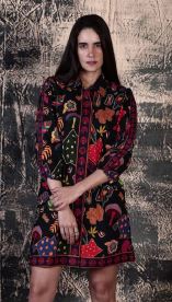 Maude Vivante Ava Dress Night Glow Black