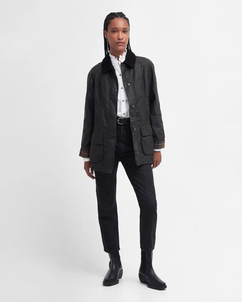 Barbour Classic Beadnell Wax Jacket Olive