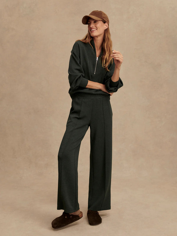 Varley The Wide Leg Pant 30" Olive Marl