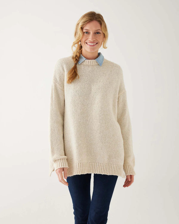 Mersea Bari Side Button Sweater Buttercream