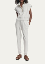 Varley Kelly Half-Zip Sweatshirt Ivory Marl