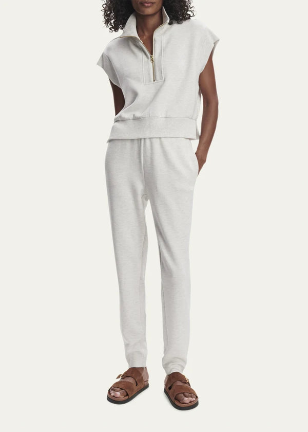 Varley Kelly Half-Zip Sweatshirt Ivory Marl