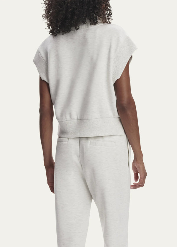 Varley Kelly Half-Zip Sweatshirt Ivory Marl