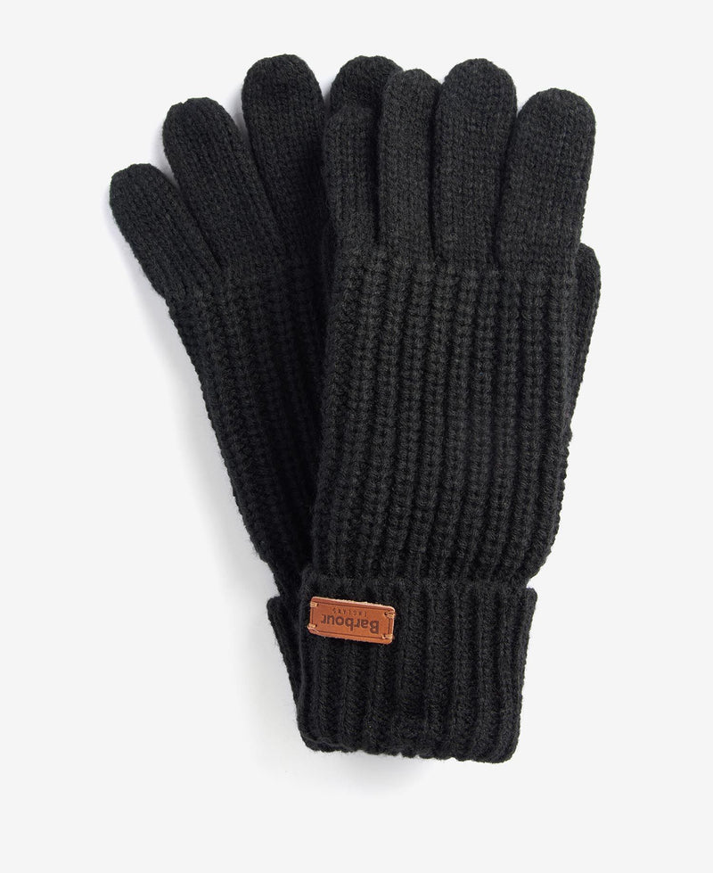Barbour Saltburn Knitted Gloves Black
