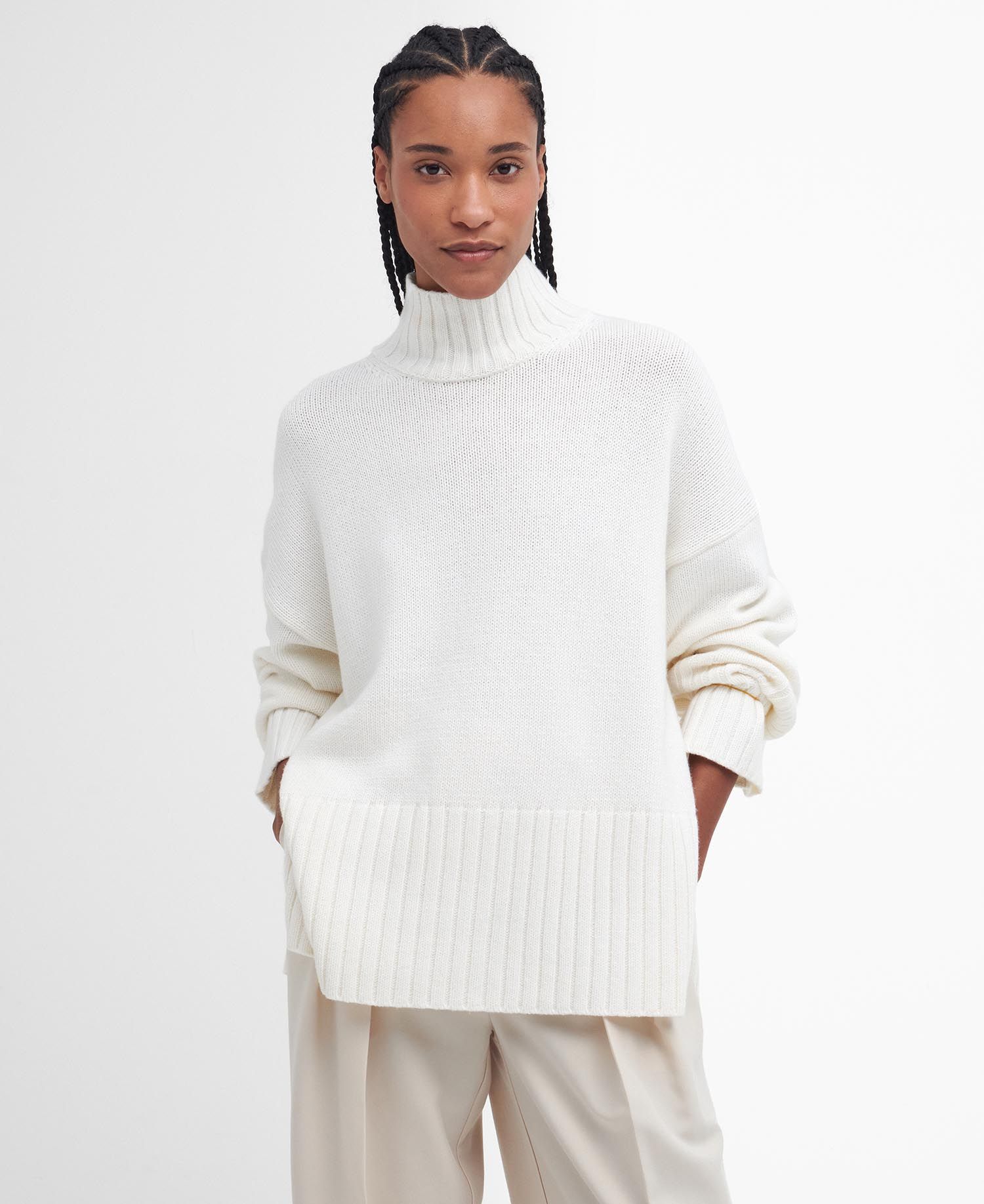 BARBOUR SABRINA CREW NECK JUMPER