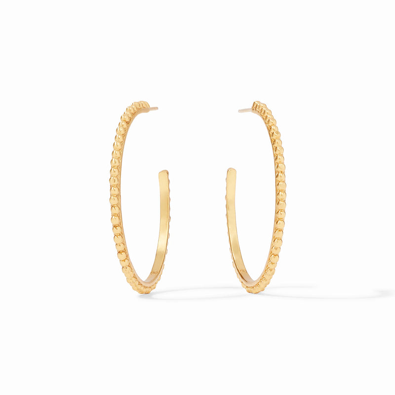 Julie Vos Collette Beaded Hoop Earring Large