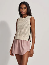 Varley Delaney Knit Vest Birch