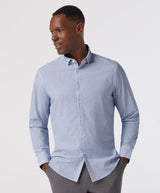 Mizzen+Main Leeward No-Tuck Dress Shirt Coastal Fjord Diamond Mosaic