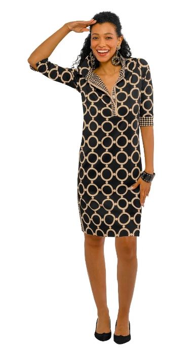 Gretchen Scott Everywhere Dress Dip & Dot Black