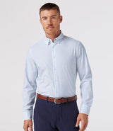 Mizzen+Main Leeward Dress Shirt in White Double Diamond