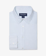 Mizzen+Main Leeward Dress Shirt in White Double Diamond