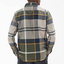 Barbour Dunoon Mens Tailored Shirt - Forest Mist