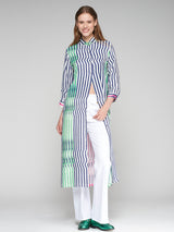 Vilagallo Antonella Raya Marino Verde Roja Dress Multicolor