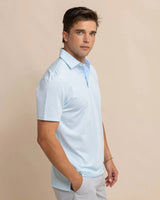 Southern Tide Driver Verdae Stripe Polo Seacrest Green