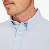 Mizzen+Main Leeward Formal Dress Shirt in Solid Light Blue