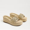 Sam Edelman Pauleena Espadrille Sandal Amber Gold Leather