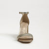 Sam Edelman Daniella Block Heel Gold Metallic Leather