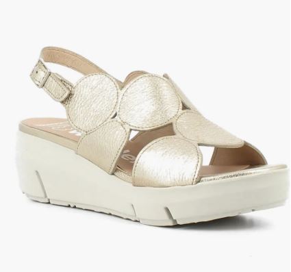 Wonders Derry Platino Sandal