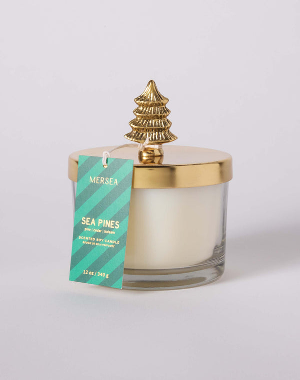 Mersea Holiday Golden Moments Candle Sea Pines Small