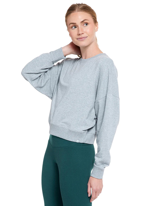 tasc Studio Sweatshirt Perfect Gray Heather