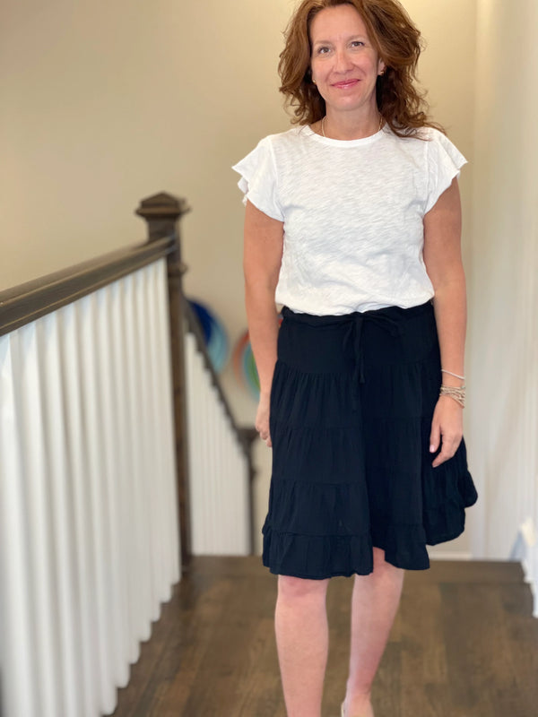 Dylan Sophie Skirt Soft Black