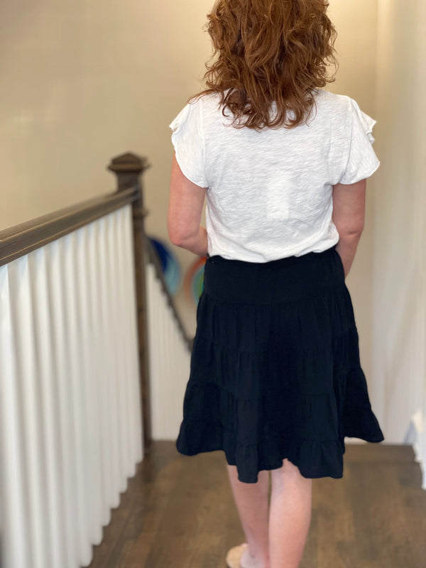 Dylan Sophie Skirt Soft Black