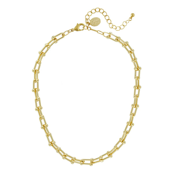Susan Shaw Jackie Chain Necklace Gold