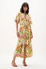 Joseph Ribkoff Floral Maxi Wrap Dress Style 262177 Beige/Multi