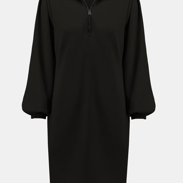 Joseph Ribkoff High-neck Bodycon Dress Style 253245 Black