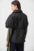 Joseph Ribkoff Puffer Jacket With Zipper Style 263643 Black
