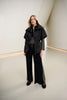 Joseph Ribkoff Puffer Jacket With Zipper Style 263643 Black