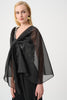 Joseph Ribkoff Open-front Relaxed Fit Top Style 263765 Black