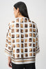 Joseph Ribkoff V-Neck Pullover Style 263088 Off White/Multi